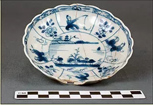 Plate recovered from the James Dexter site